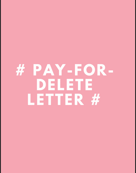 Pay for Delete